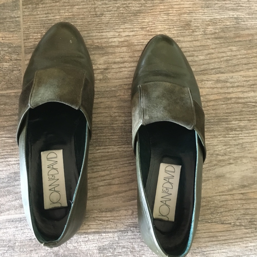 Joan & David olive flats